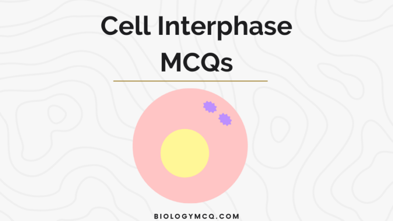 Cell Interphase MCQs
