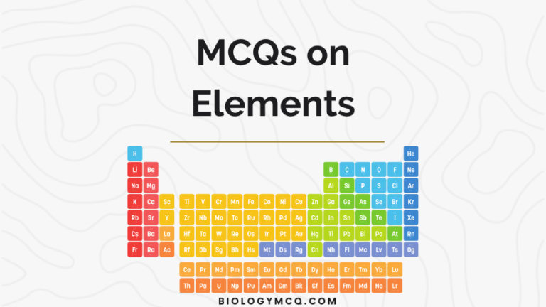 MCQ on Elements