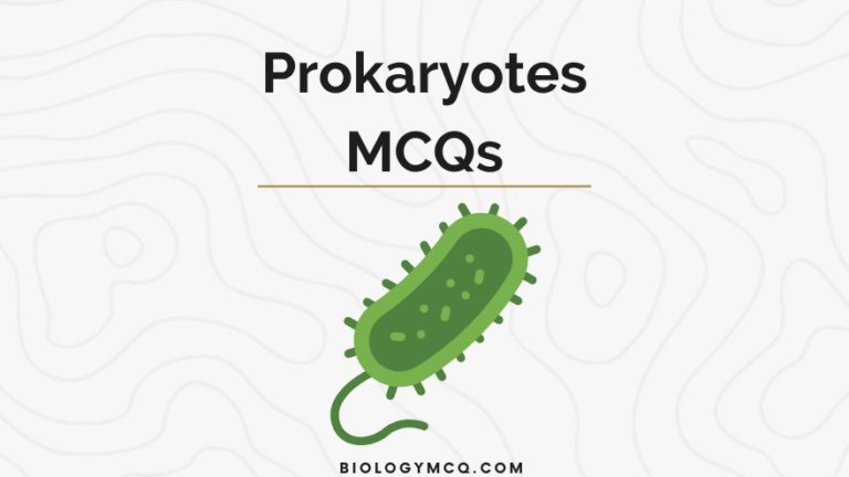 Prokaryotes MCQs